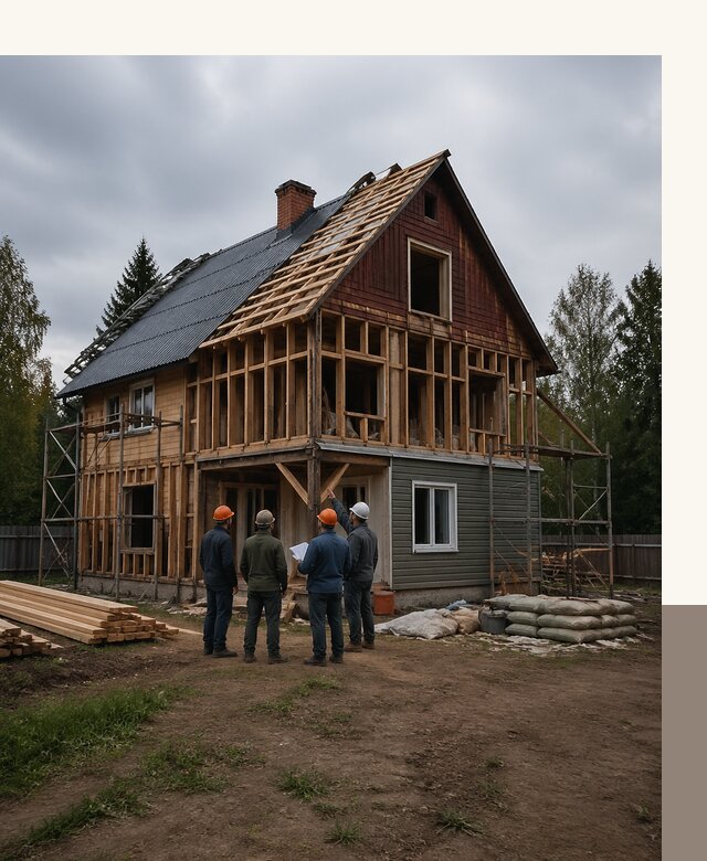 Реконструкция дачного дома в Алейске под ключ с проектом