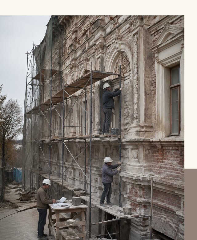 Реставрация объектов культурного наследия под ключ в Алейске